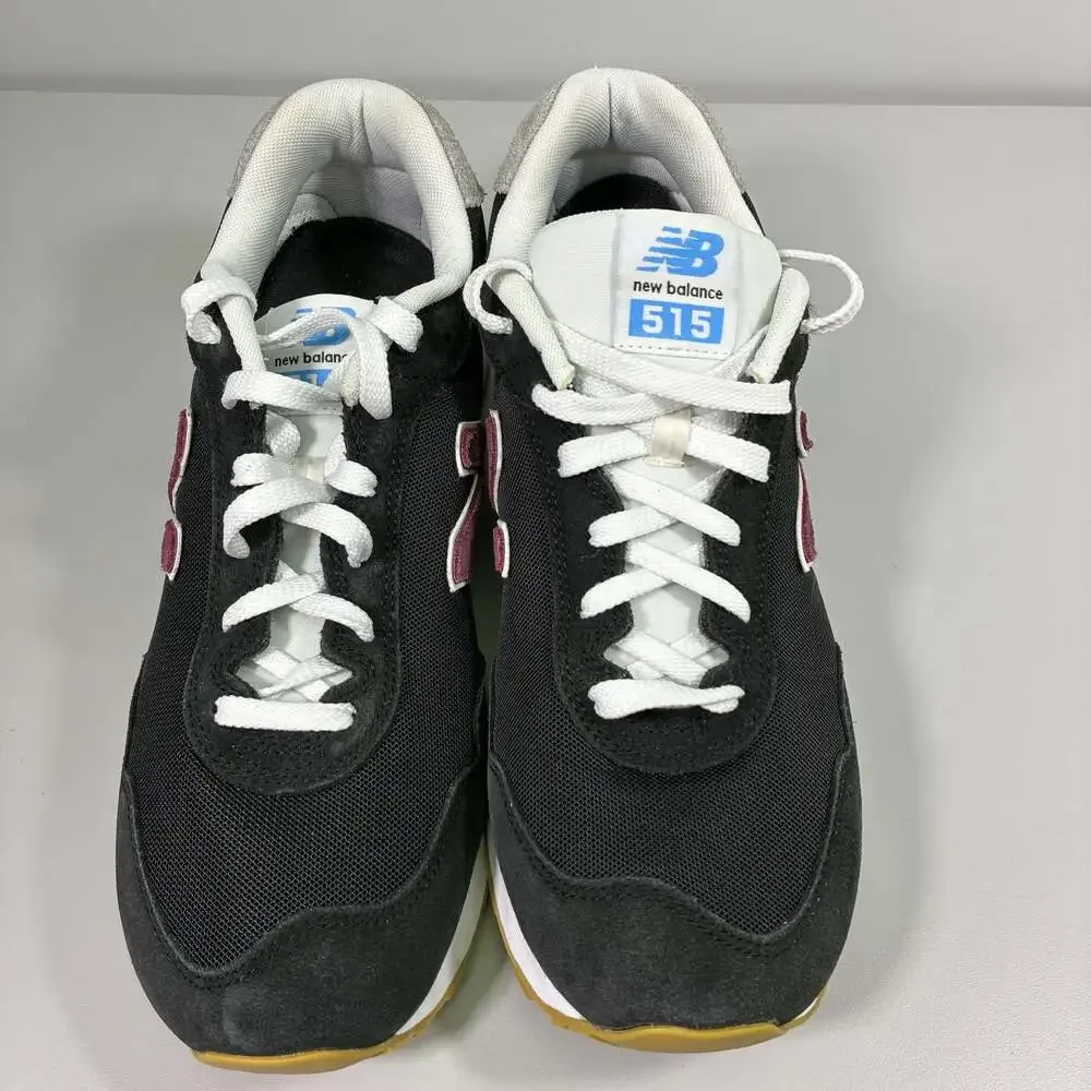 New Balance 515v3 Men's Lifestyle Sneakers - Black/Maroon/Blue (ML515BU3)